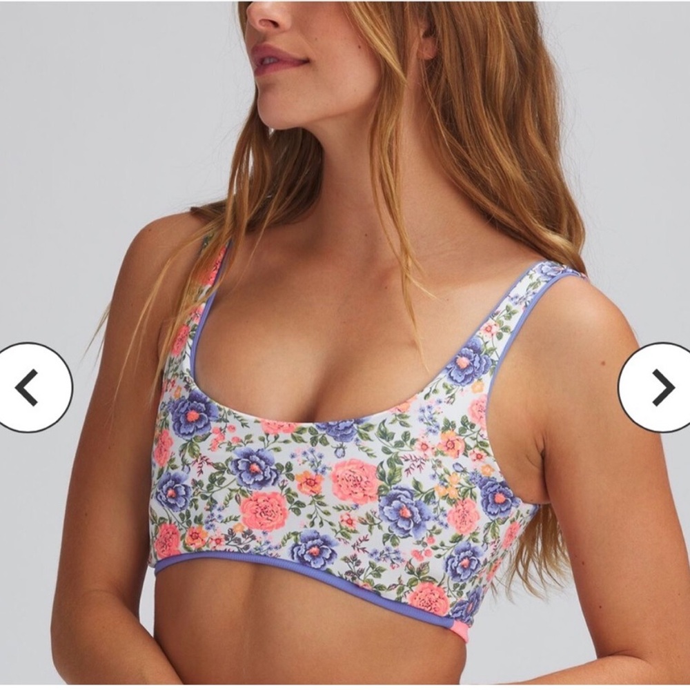 Floral Print Reversible Maaji Bikini Top
